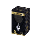 Alive Metal Fluffy Plug Black Medium Butt Plugs